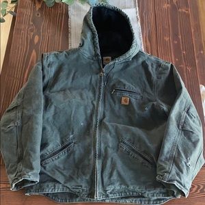 Men’s Sherpa Lined Insulated Carhartt Coat